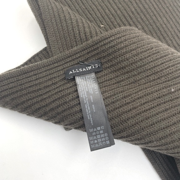 All Saints Merino Wool Scarf - Picture 6 of 6